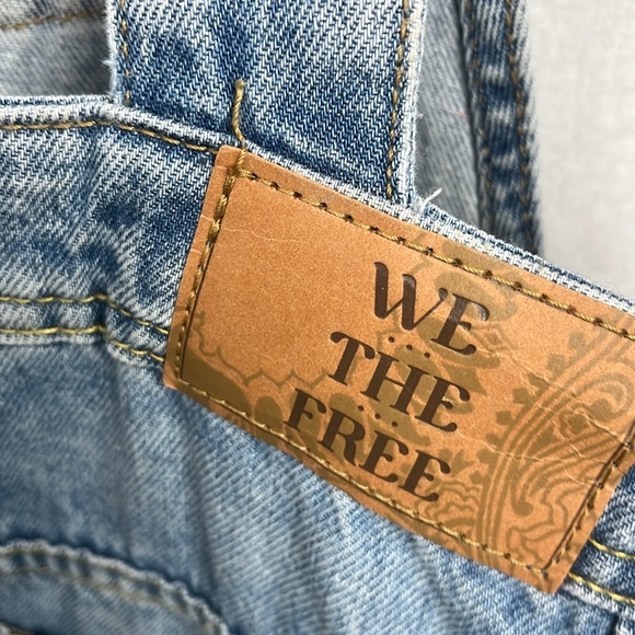 We the free Denim skirt Overalls small Bardot - Picture 10 of 10